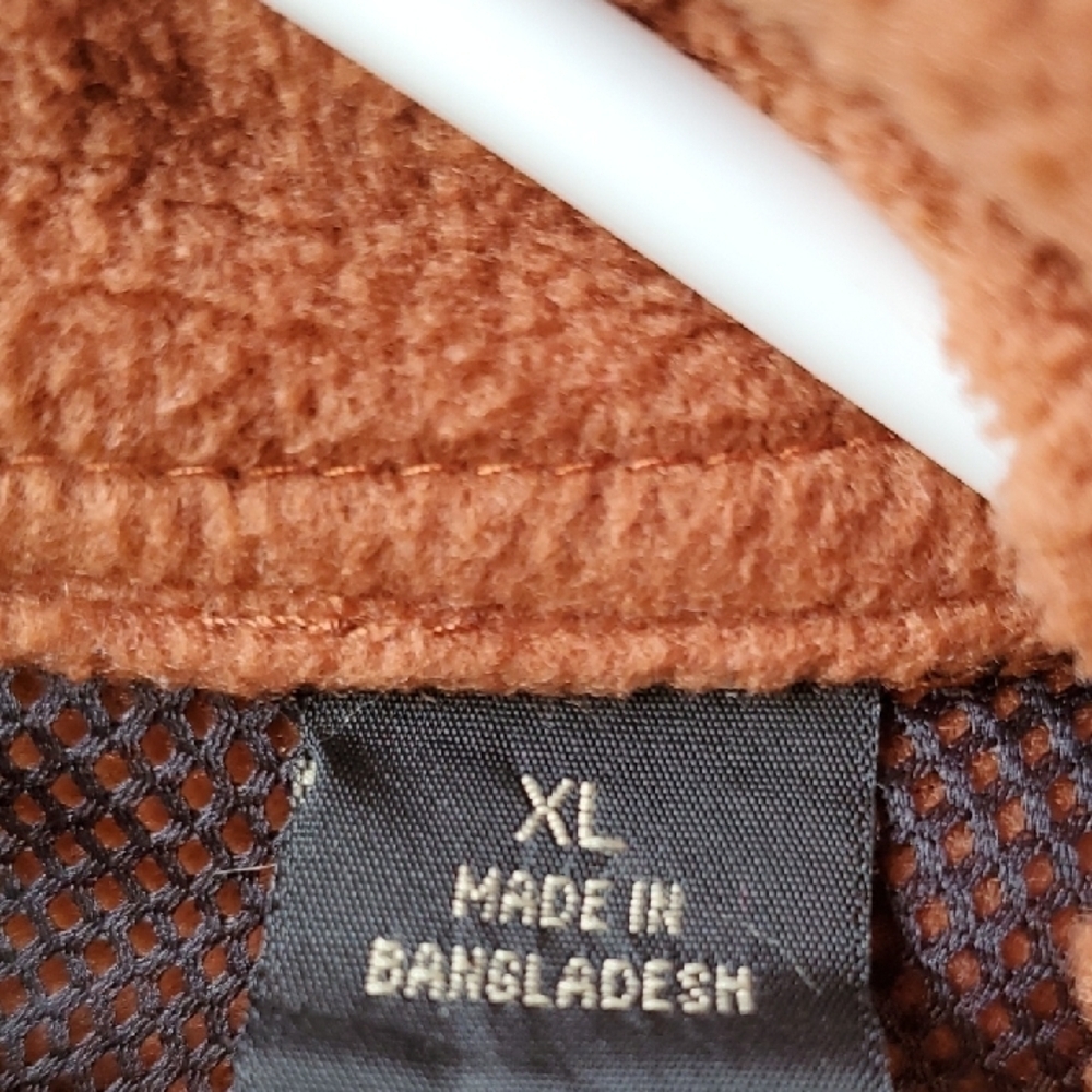 RedHead Warm Rust Fleece Shirt Jacket 5 Pockets And Back Vent XL - Picture 3 of 14